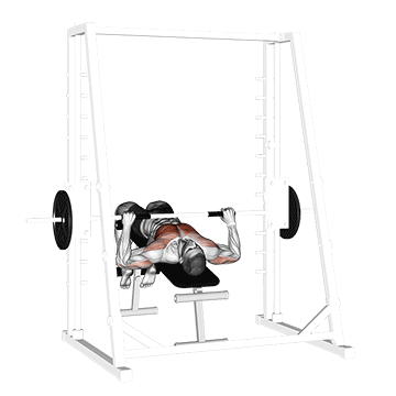 Decline Smith Machine Bench demonstration