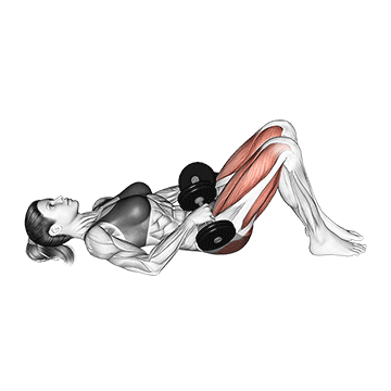 Dumbbell Glute Bridge demonstration