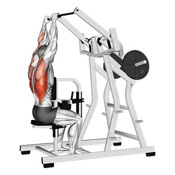 Iso Lateral Close Grip Pulldown demonstration