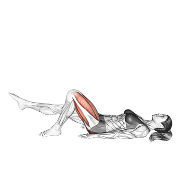 Single Leg Bodyweight Glute Bridge demonstration