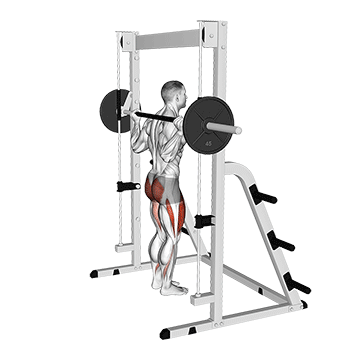 Smith Machine Lunge demonstration