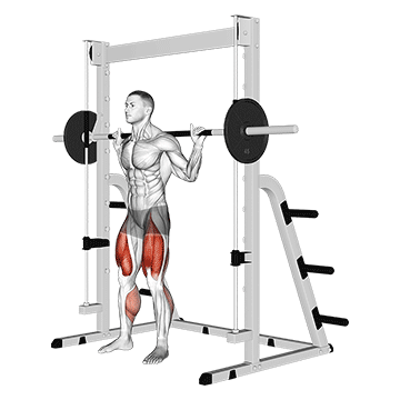 Smith Machine Squat demonstration