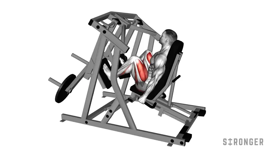 Machine Leg Press demonstration